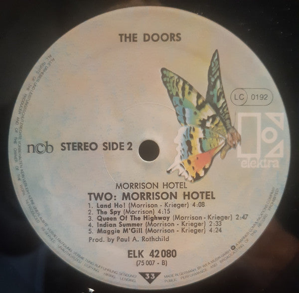 The Doors : Morrison Hotel (LP, Album, RE, Gat)