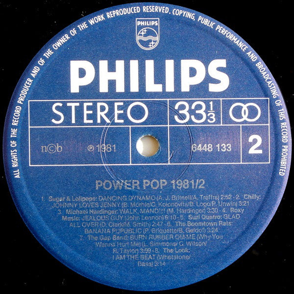 Various : Power Pop 81 2 (LP, Comp)