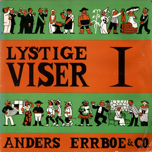 Anders Errboe & Co. : Lystige Viser I (LP, Album, RE, Non)