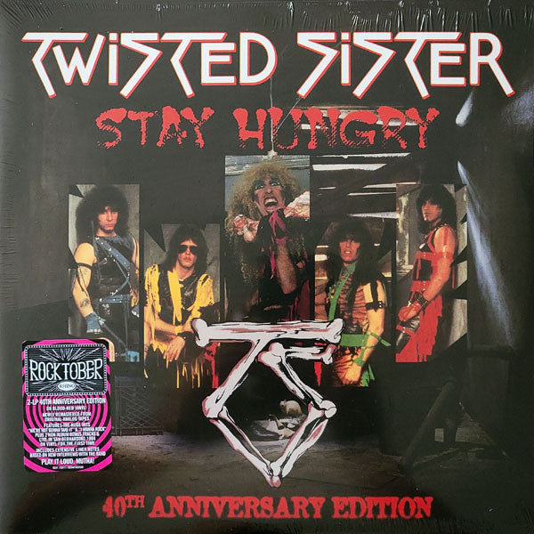 Twisted Sister : Stay Hungry (LP, Album, RE, Red + LP, RE, Red + 40t)