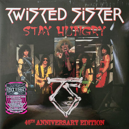 Twisted Sister : Stay Hungry (LP, Album, RE, Red + LP, RE, Red + 40t)