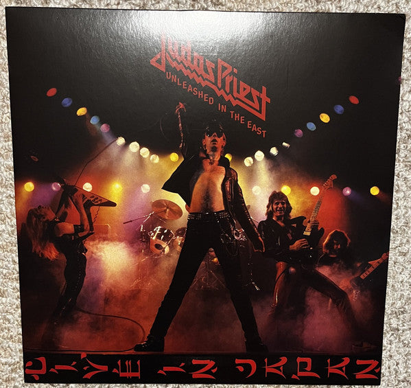 Judas Priest : Unleashed In The East (Live In Japan) (LP, Album, RE, RP)