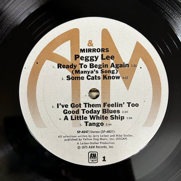 Peggy Lee : Mirrors (LP, Album, Pit)