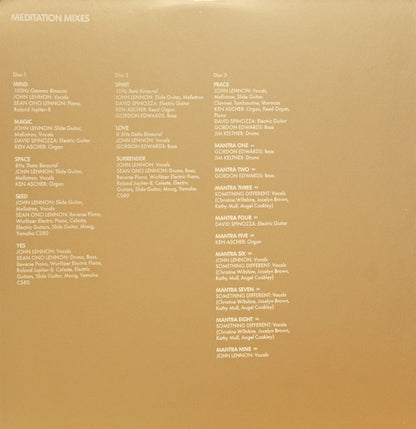 John Lennon : Mind Games (Meditation Mixes) (3xLP, Ltd, Ult)