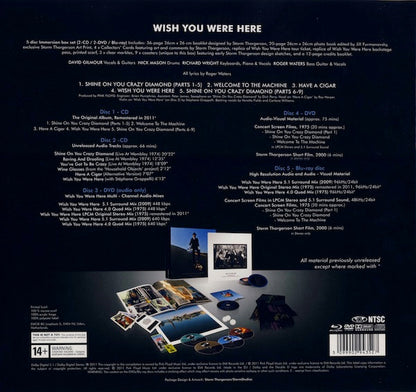 Pink Floyd : Wish You Were Here - Immersion Box Set (CD, Album, RE, RM + CD, RM + DVD, Album, Quad, RE,)