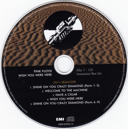 Pink Floyd : Wish You Were Here - Immersion Box Set (CD, Album, RE, RM + CD, RM + DVD, Album, Quad, RE,)