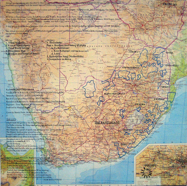 Manfred Mann's Earth Band : Somewhere In Afrika (LP, Album)