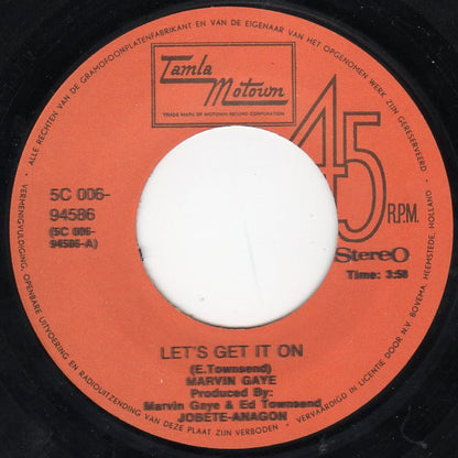 Marvin Gaye : Let's Get It On (7", Single)