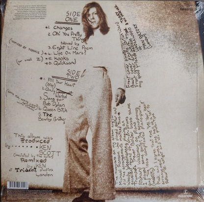 David Bowie : Hunky Dory (LP, Album, RE, RM, 180)