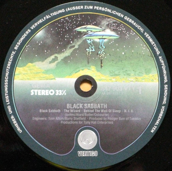 Black Sabbath : Black Sabbath (LP, Album, RP, Gat)
