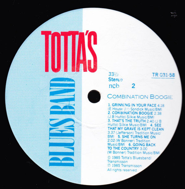 Totta's Bluesband : Combination Boogie (LP, Album)