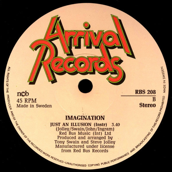 Imagination : Just An Illusion (7")