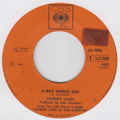 Johnny Cash : A Boy Named Sue (7", Single, Big)