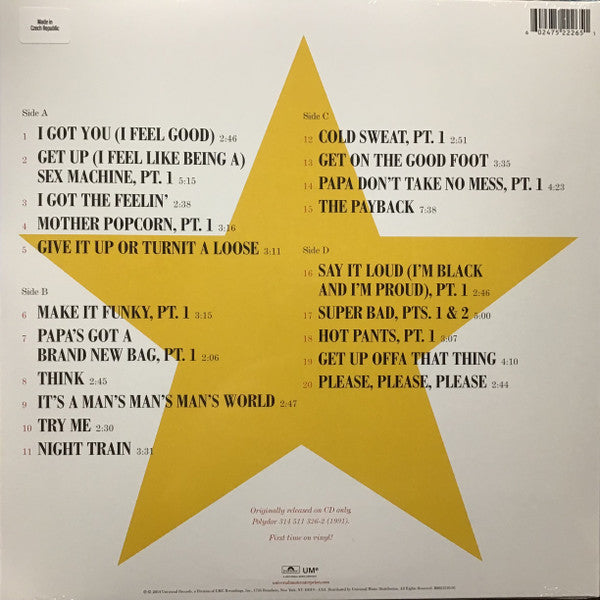 James Brown : 20 All Time Greatest Hits! (2xLP, Comp, Ltd, RE, Red)