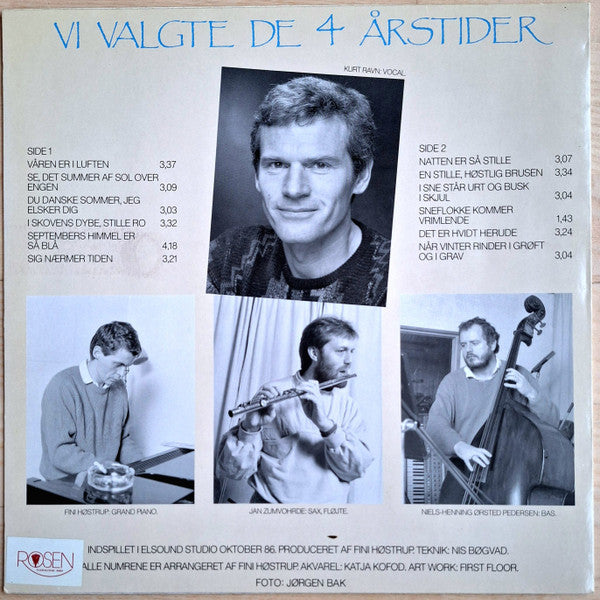 Kurt Ravn, Fini Høstrup, Jan zum Vohrde & Niels-Henning Ørsted Pedersen : Vi Valgte De 4 Årstider (LP, Album)