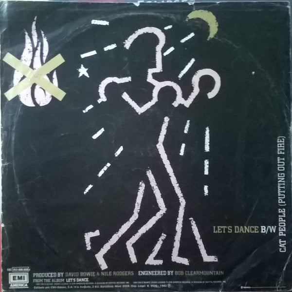 David Bowie : Let's Dance = Bailemos (12", Maxi)