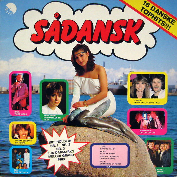 Various : Sådansk (16 Danske Tophits) (LP, Comp)