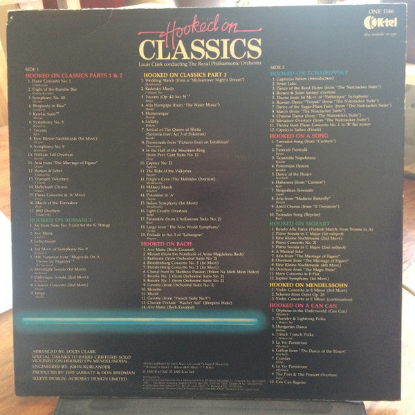 Louis Clark Conducting The Royal Philharmonic Orchestra : Hooked On Classics (LP, Album)