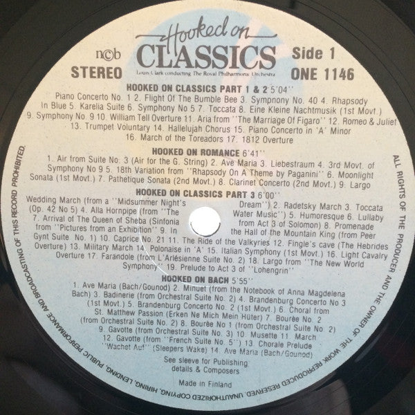 Louis Clark Conducting The Royal Philharmonic Orchestra : Hooked On Classics (LP, Album)