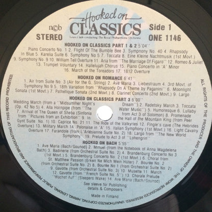 Louis Clark Conducting The Royal Philharmonic Orchestra : Hooked On Classics (LP, Album)
