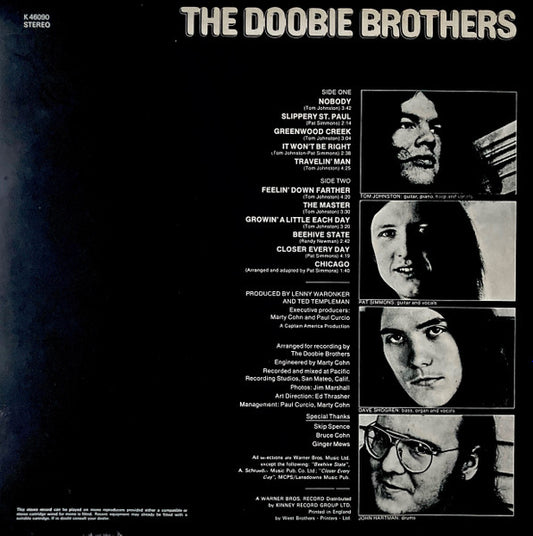 The Doobie Brothers : The Doobie Brothers (LP, Album, RE)