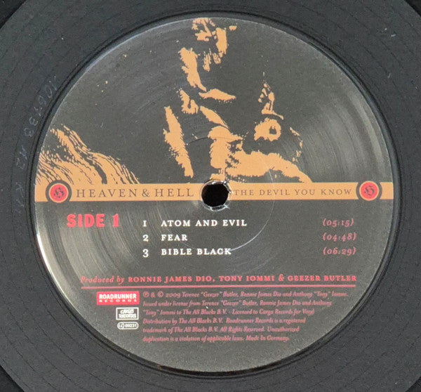 Heaven & Hell (2) : The Devil You Know (LP, KM  + LP, S/Sided, Etch, KM  + Album, Gat)
