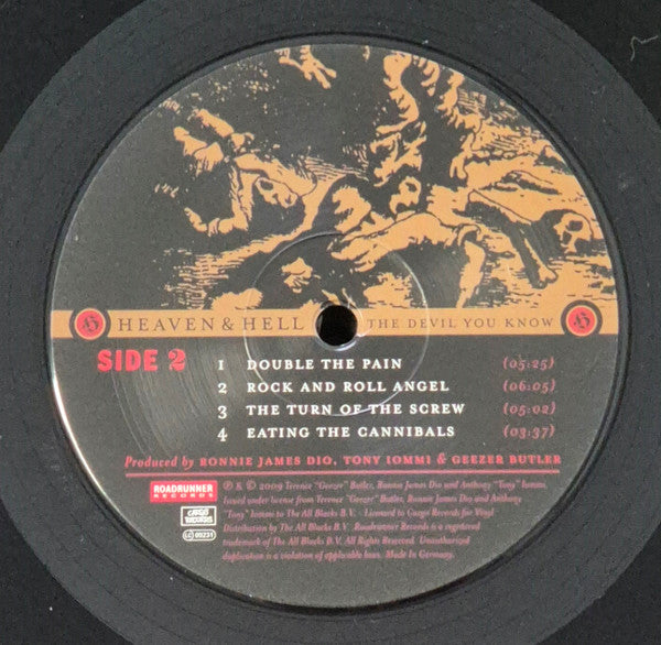 Heaven & Hell (2) : The Devil You Know (LP, KM  + LP, S/Sided, Etch, KM  + Album, Gat)
