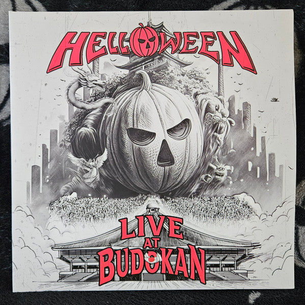 Helloween : Live At Budokan (3xLP, Album, Ltd, Gol)