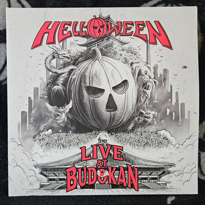Helloween : Live At Budokan (3xLP, Album, Ltd, Gol)