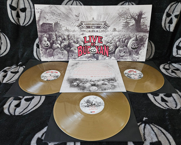 Helloween : Live At Budokan (3xLP, Album, Ltd, Gol)