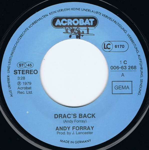 Andy Forray : Drac's Back (7", Single)