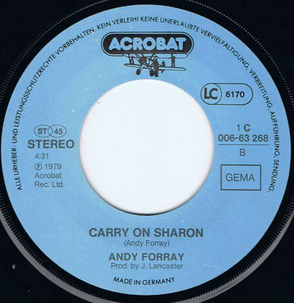 Andy Forray : Drac's Back (7", Single)