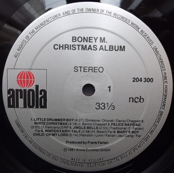 Boney M. : Christmas Album (LP, Album)