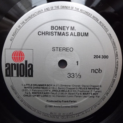 Boney M. : Christmas Album (LP, Album)