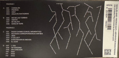 Nicolas Jaar : Piedras (2xLP, Album)