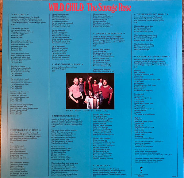 The Savage Rose* : Wild Child (LP, Album, Ltd, RE)