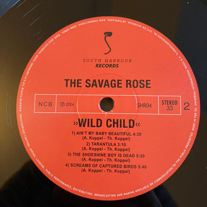 The Savage Rose* : Wild Child (LP, Album, Ltd, RE)