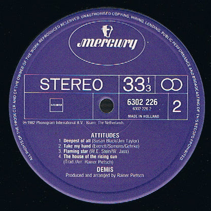 Demis* : Attitudes (LP, Album)