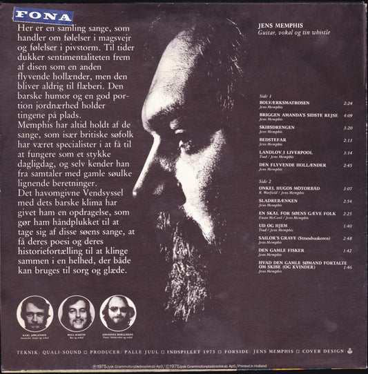 Jens Memphis : Bolværksmatrosen (LP)
