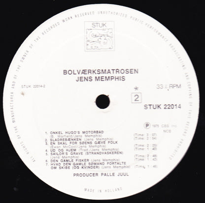 Jens Memphis : Bolværksmatrosen (LP)