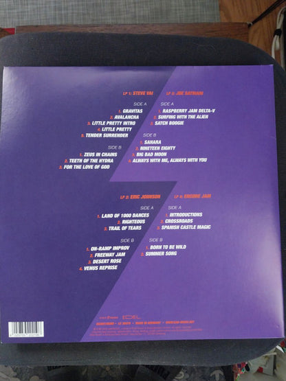 G3 (6), Joe Satriani, Steve Vai, Eric Johnson (2) : G3 Reunion Live (4xLP, Album)