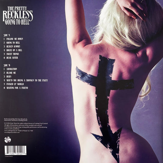 The Pretty Reckless : Going To Hell (LP, Album, Whi)