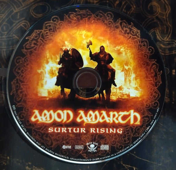 Amon Amarth : Surtur Rising (CD, Album + DVD-V, PAL + Ltd, Gat)
