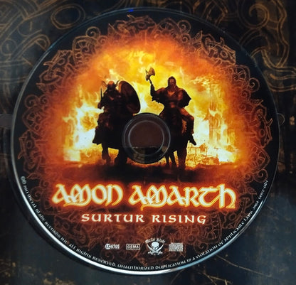 Amon Amarth : Surtur Rising (CD, Album + DVD-V, PAL + Ltd, Gat)