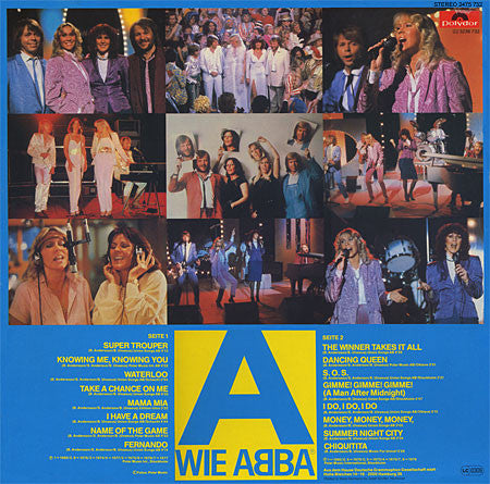 ABBA : A Wie ABBA (Die Grössten Erfolge Von »Waterloo« Bis »Super Trouper«) (LP, Comp)