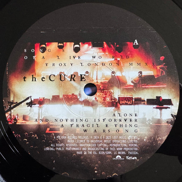 The Cure : Songs Of A Live World: Troxy London MMXXIV (LP, Album)