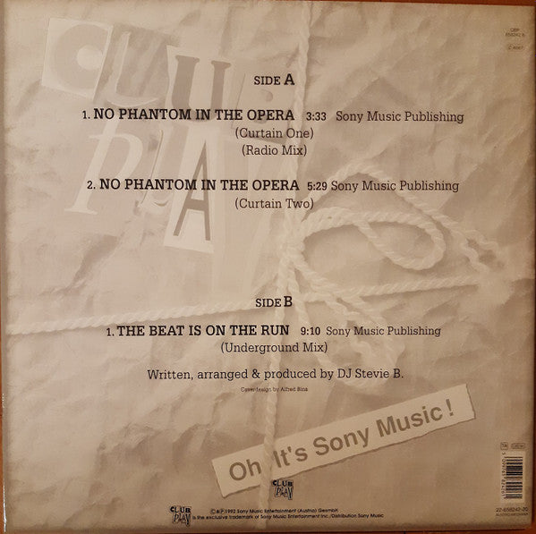 Future Sound Experience : No Phantom In The Opera (12")