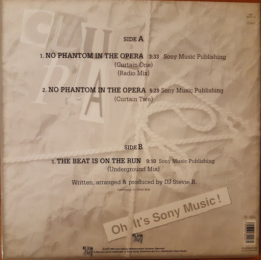 Future Sound Experience : No Phantom In The Opera (12")