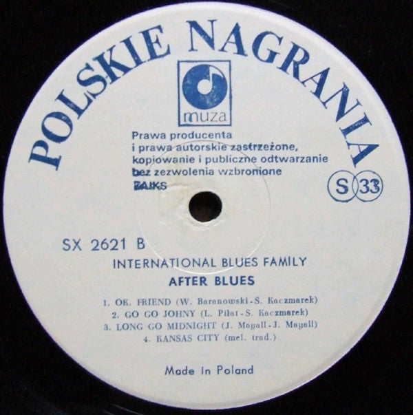 After Blues : International Blues Family (LP, Album)