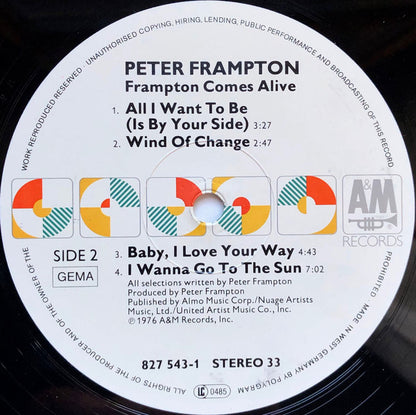 Peter Frampton : Frampton Comes Alive! (2xLP, Album, RE)